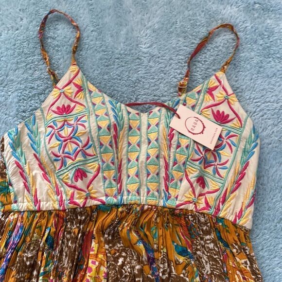 Rags Maxi Embroidered Dress - Picture 4 of 12